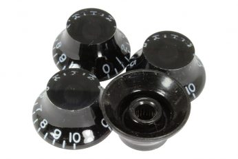 Bell Knob Black - Set of 4